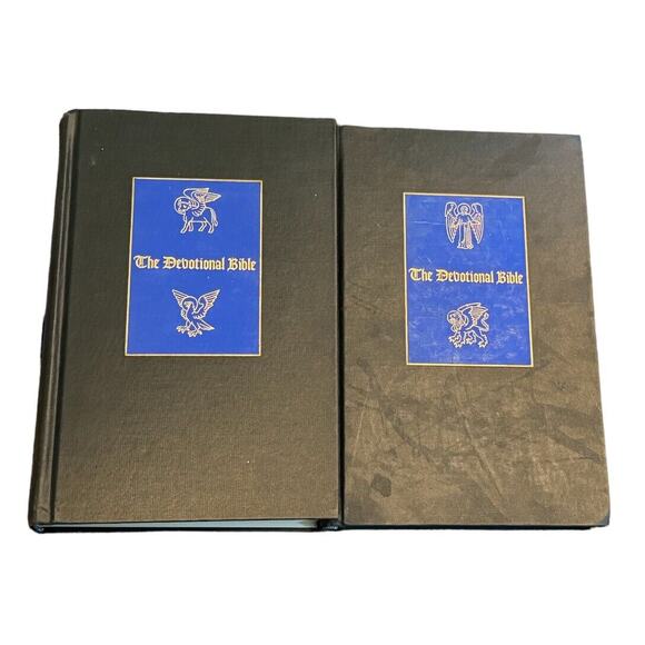 The Devotional Bible Volume 1 & 2 Matthew Mark Luke John Concordia VTG 1948 - Picture 3 of 10